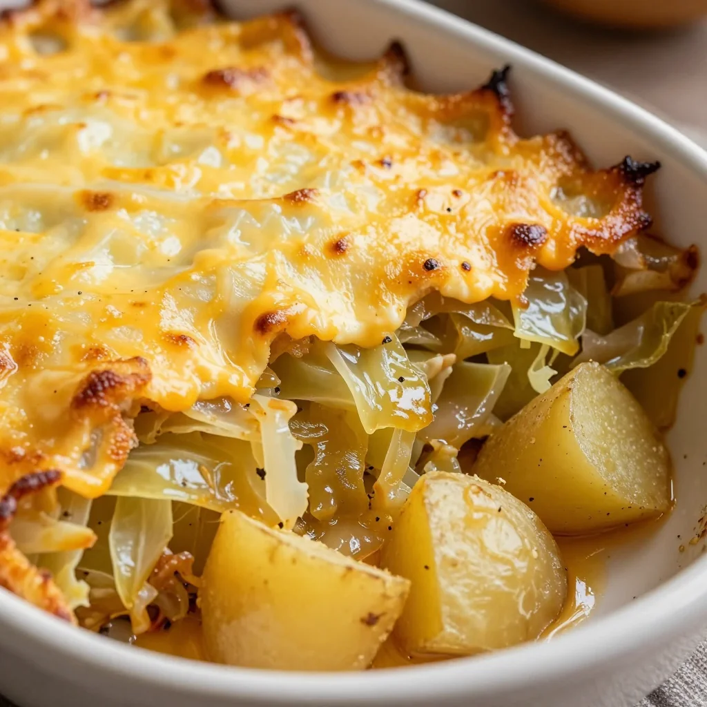 pantry cleanout cabbage and potato casserole for budget family meals