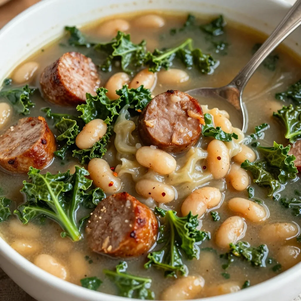Quick Sausage and Kale Soup for Weeknight Prep