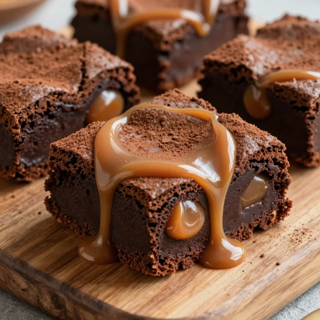 Rich Caramel Brownies for Indulgent Winter Desserts
