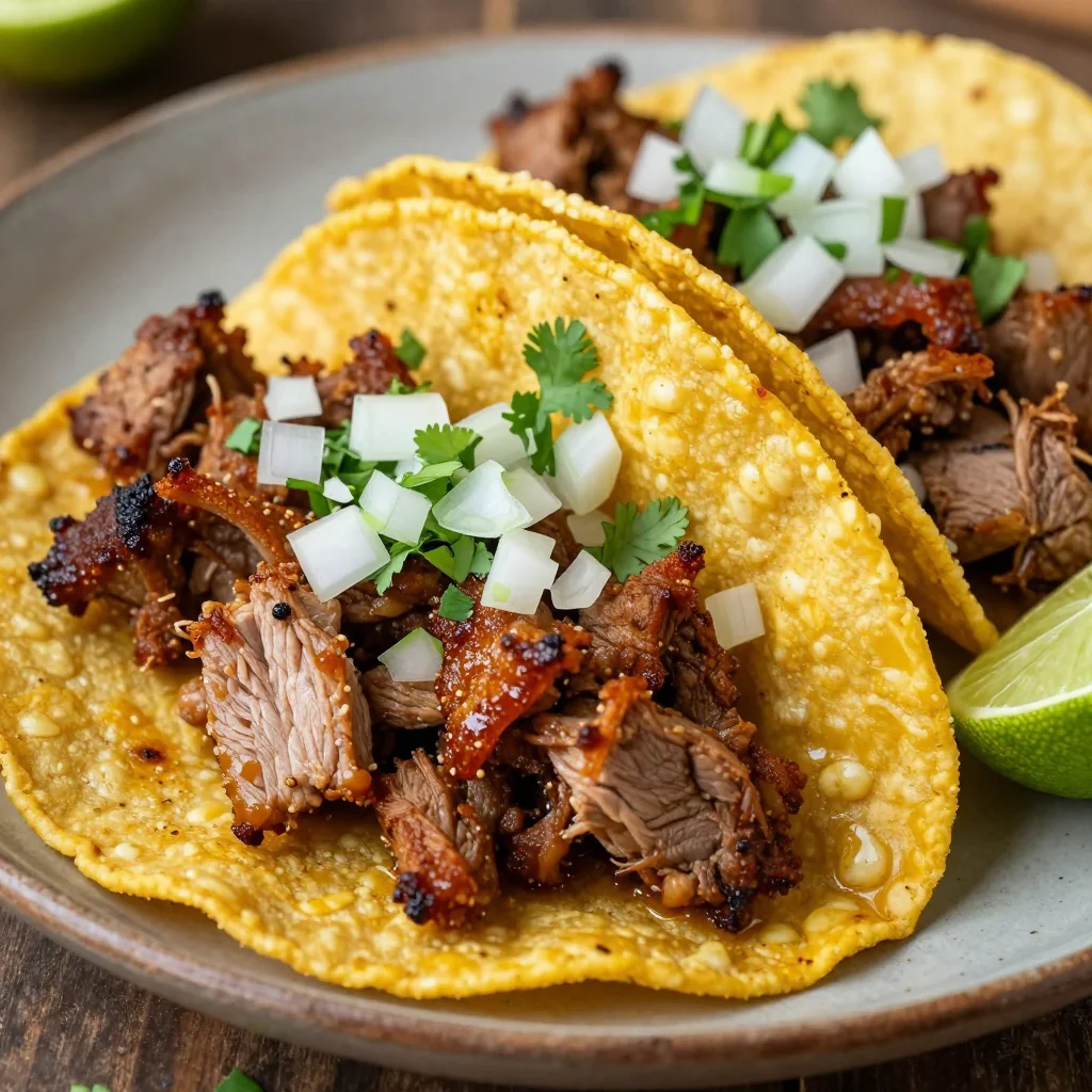 Slow Cooker Carnitas Tacos for NFL Playoff Party Platters