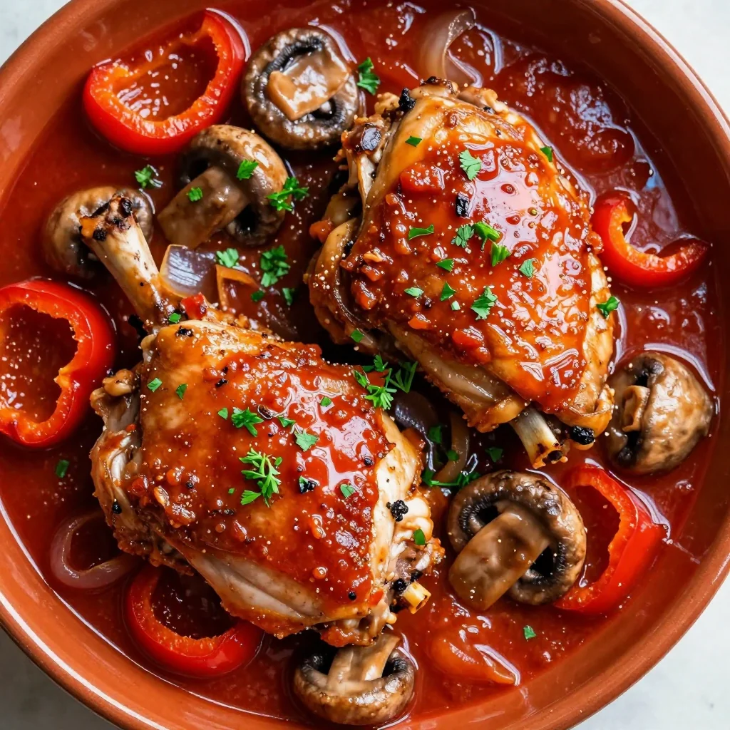 Slow Cooker Chicken Cacciatore For MLK Dinner