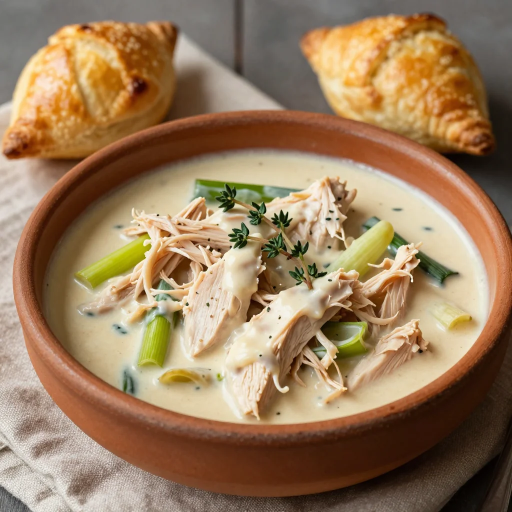 Slow Cooker Creamy Chicken and Leek for Cozy January Evenings