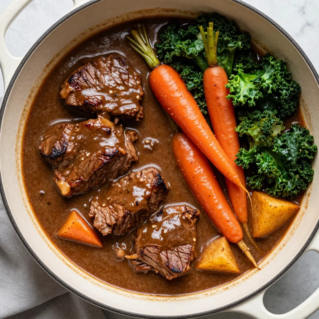 slow cooker high protein beef and winter vegetable stew