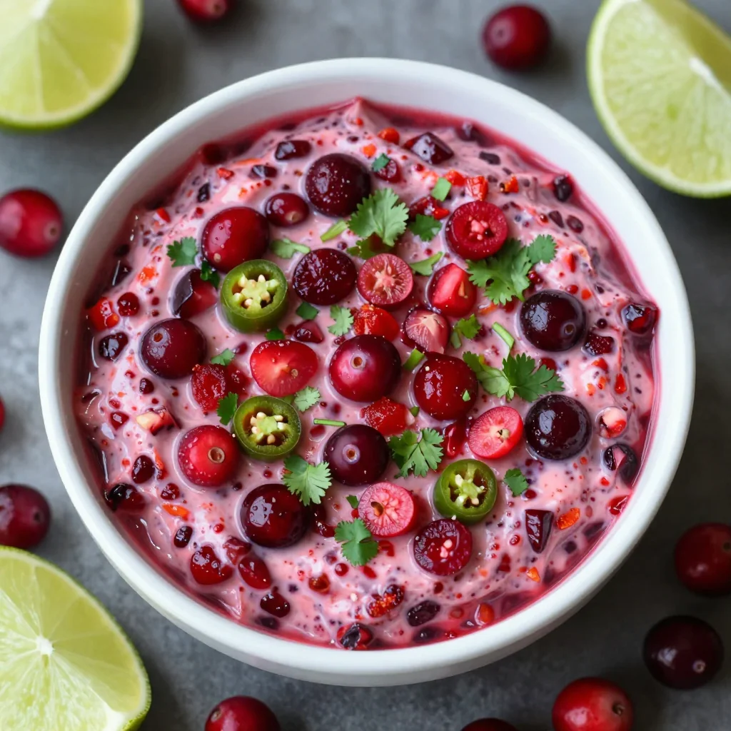 spicy cranberry jalapeno dip for festive holiday gatherings