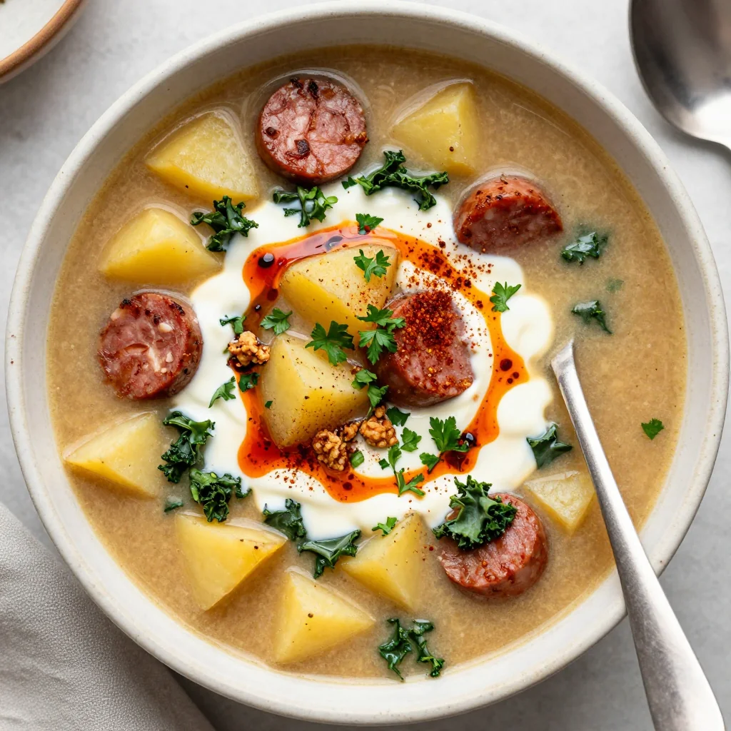 Spicy Sausage and Potato Soup for Cold Days