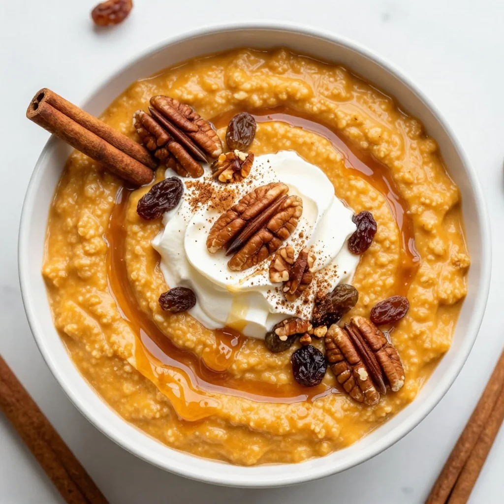 The Best Creamy Pumpkin Spice Oatmeal for Winter Mornings