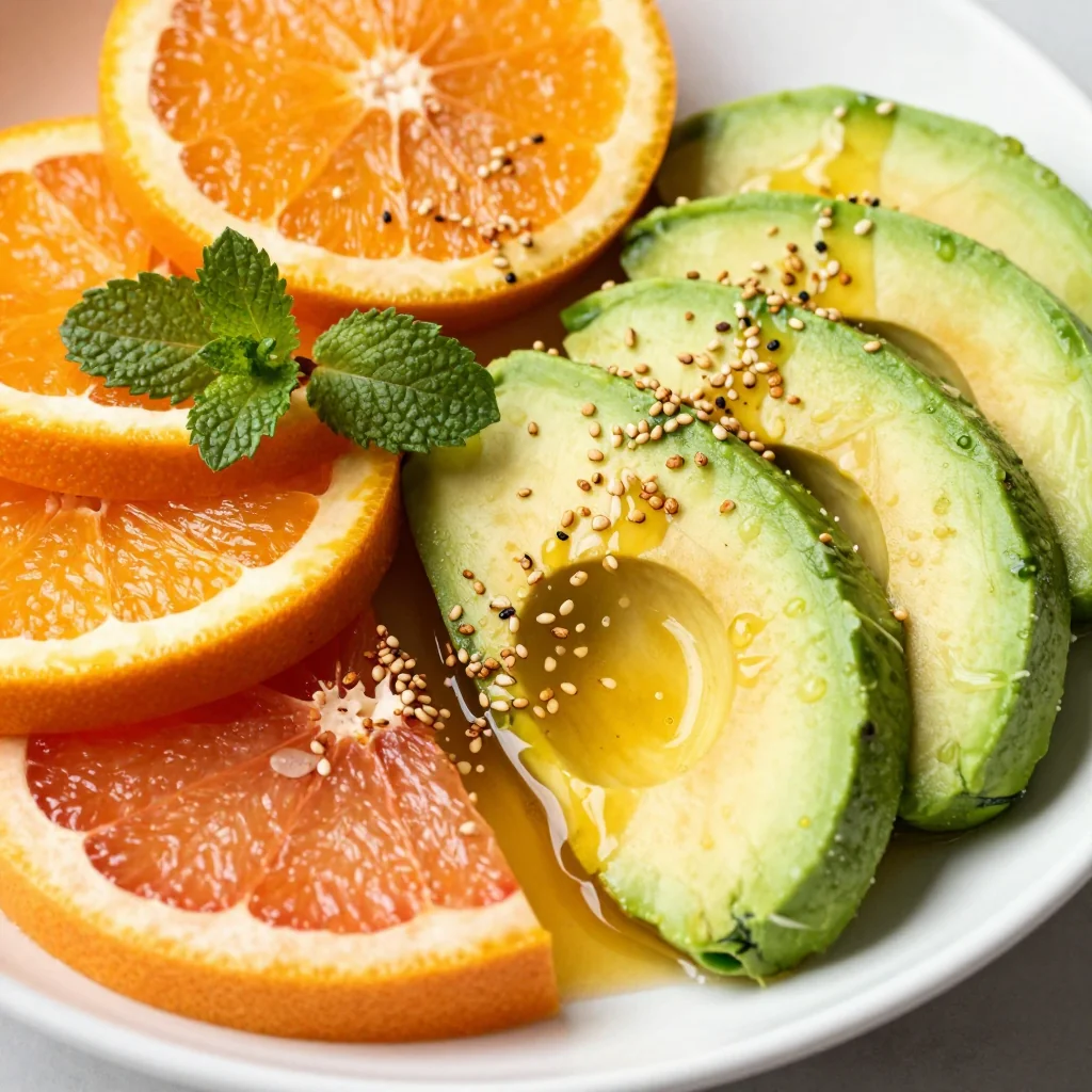 warm ginger citrus salad with oranges and grapefruit for new year reset