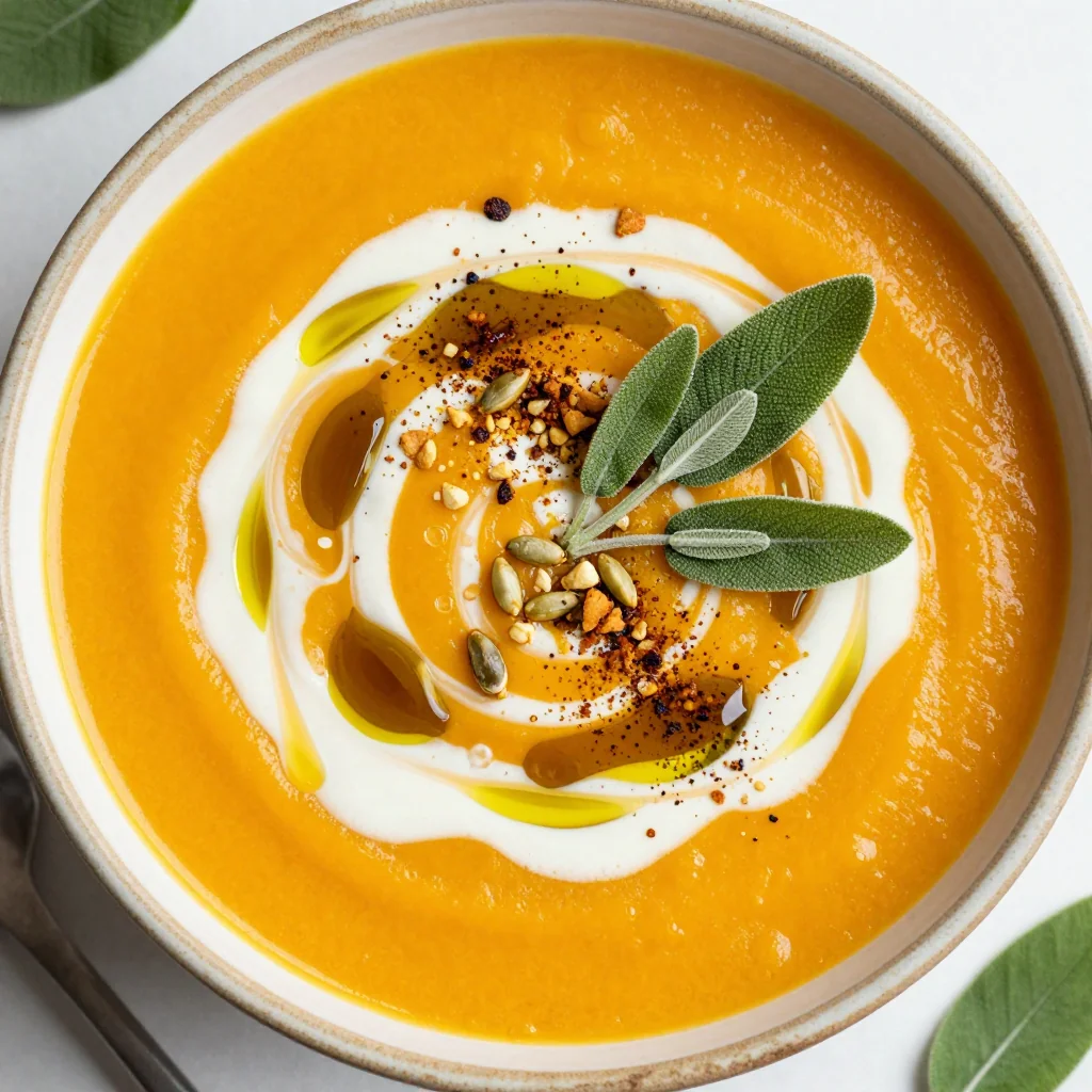 warm spiced pumpkin soup with toasted pepitas for cozy winter meals
