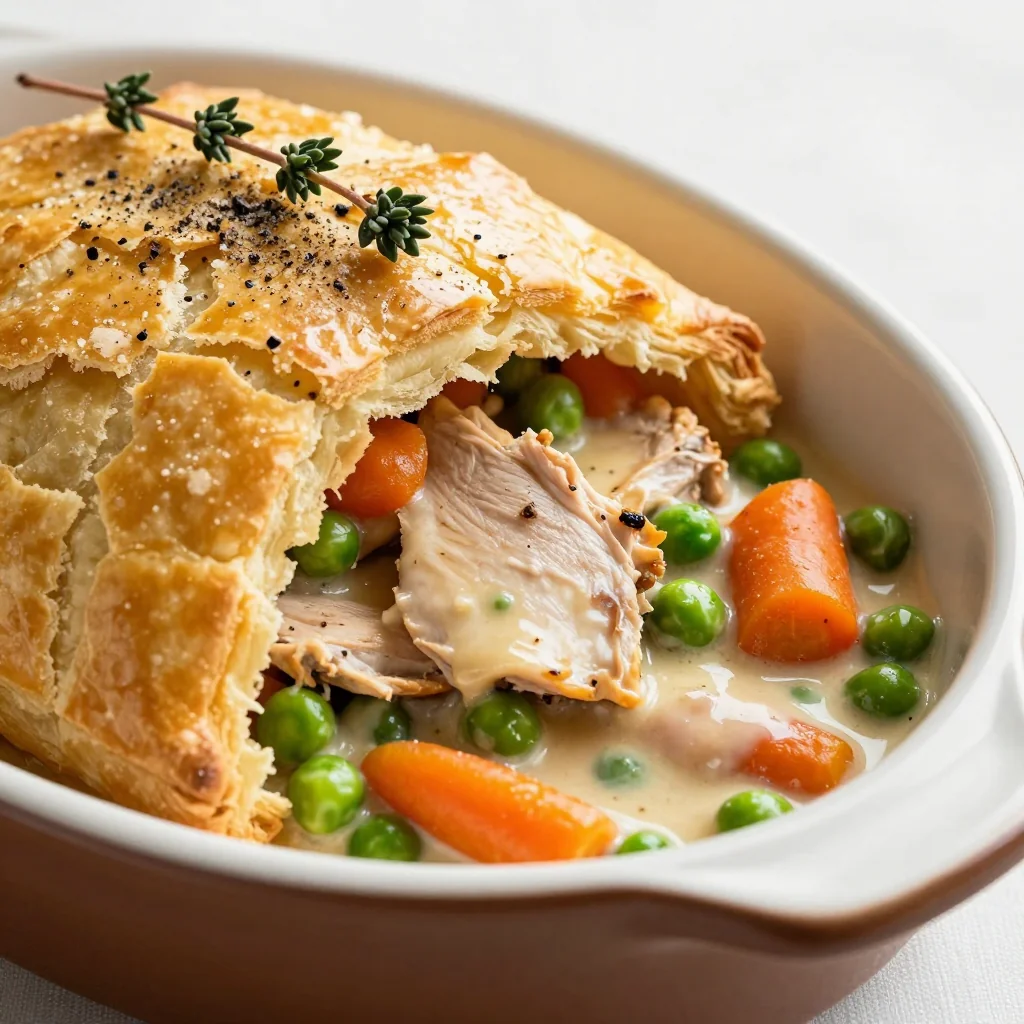 Winter Comfort Turkey Pot Pie with Leftovers
