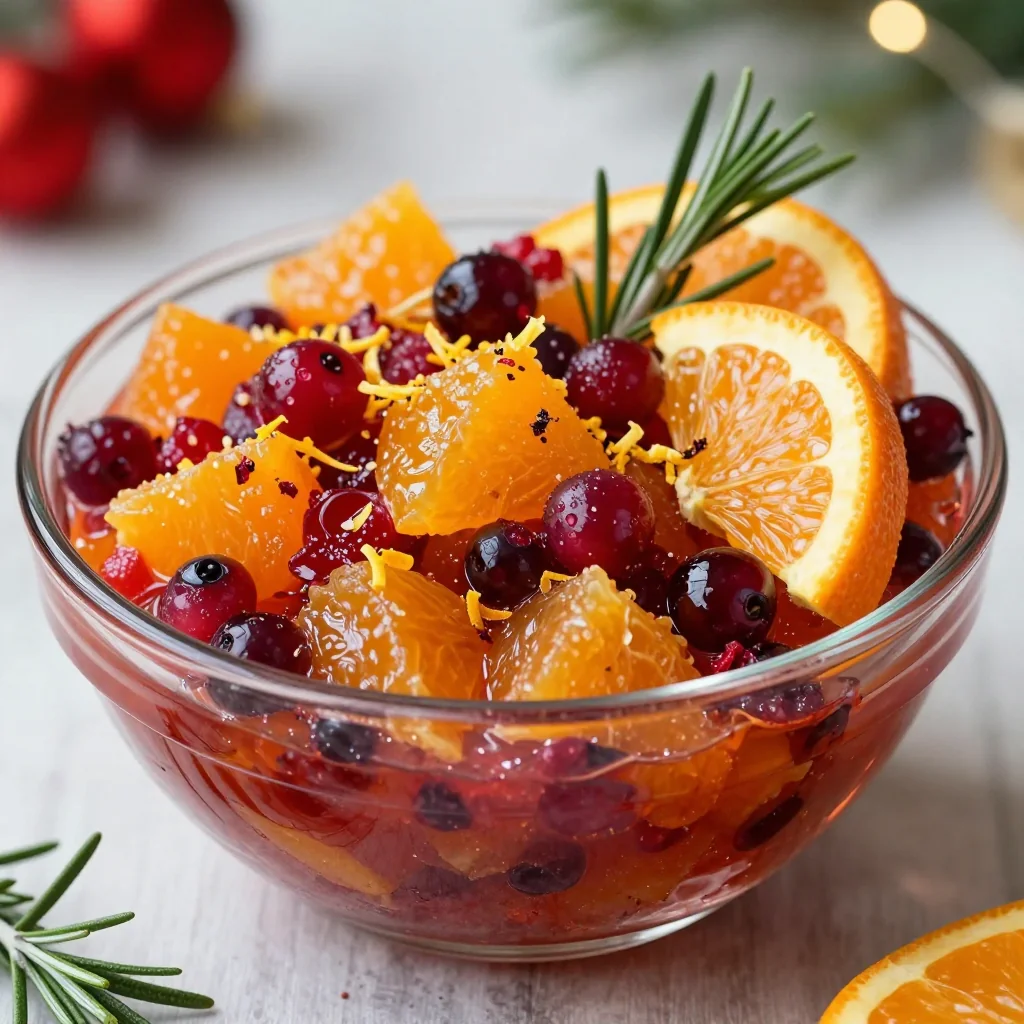 zesty orange and cranberry relish for festive holiday potlucks