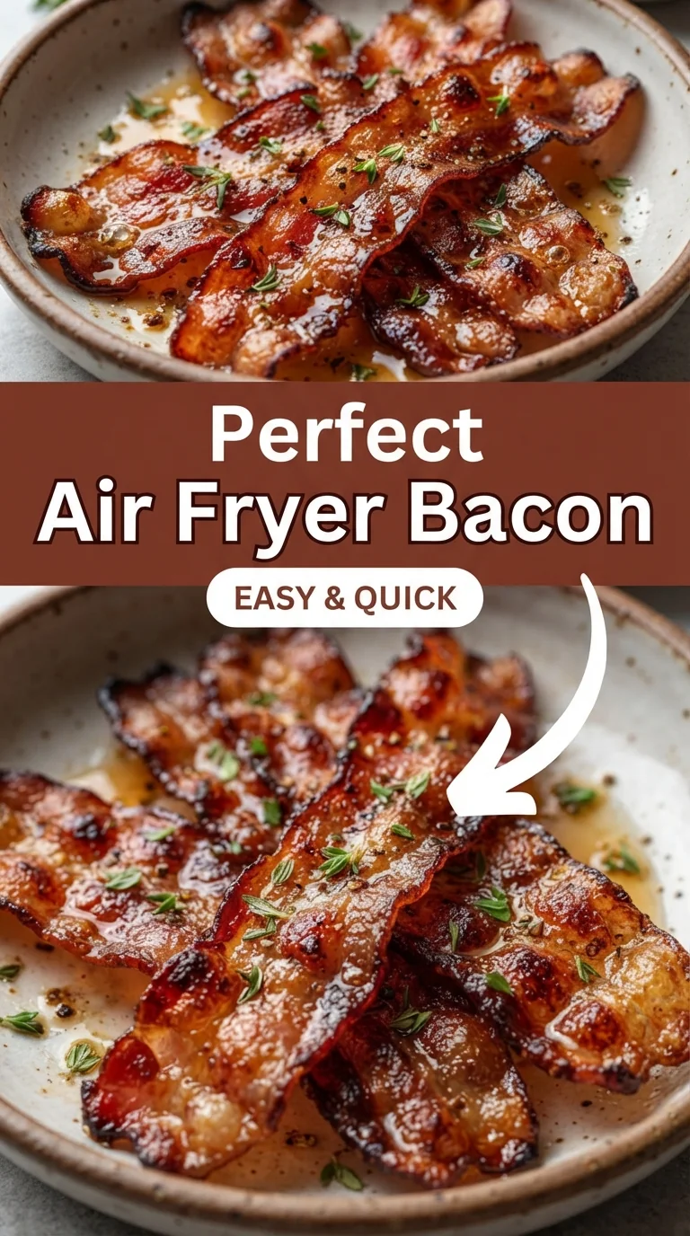 Crispy air‑fried bacon strips glazed with melted butter, sprinkled with grated Parmesan, minced garlic and chopped herbs