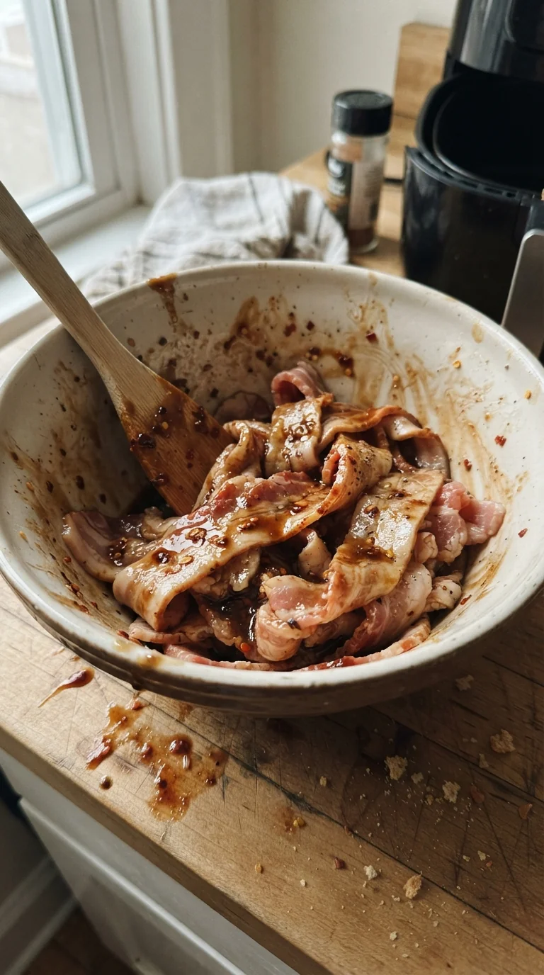 Step-by-step cooking of Perfect Air Fryer Bacon