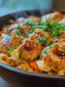In the world of culinary creativity, few dishes can match the delightful combination of Sizzling Potsticker Noodle Bowls. This dish presents a mouthwatering fusion of tender potstickers and flavorful noodles, making it an exceptional meal option for those looking to indulge in something unique yet comforting. The marriage of these elements not only satisfies hunger but also celebrates the rich textures and flavors traditionally found in Asian cuisine.