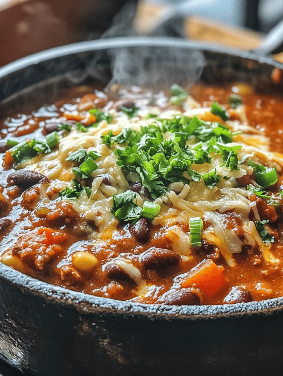 To create a chili that stands out, it's essential to understand the core components that contribute to its rich flavor and satisfying texture. The primary ingredients typically include: