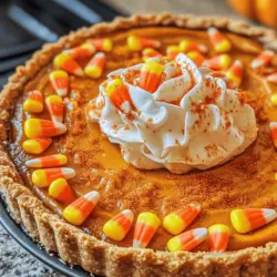 As the leaves begin to change and the air turns crisp, the allure of fall celebrations beckons with a symphony of flavors and colors. One dessert that perfectly encapsulates the spirit of the season is Candy Corn Pie. This whimsical and festive treat effortlessly combines the nostalgic essence of candy corn with rich, seasonal flavors, making it an ideal centerpiece for Halloween gatherings and autumn festivities.