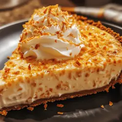 Coconut cream pie is a classic dessert that has graced the tables of American households for generations. Its luscious, creamy filling and flaky crust create a delightful contrast that has made it a favorite among dessert lovers of all ages. This beloved treat is not just a dessert; it's a nostalgic experience that often brings back fond memories of family gatherings, celebrations, and the comforting warmth of Grandma's kitchen. Today, we're diving into Grandma’s Irresistible Coconut Cream Pie recipe, a time-honored favorite that boasts an incredibly creamy texture and the unmistakable flavor of coconut.