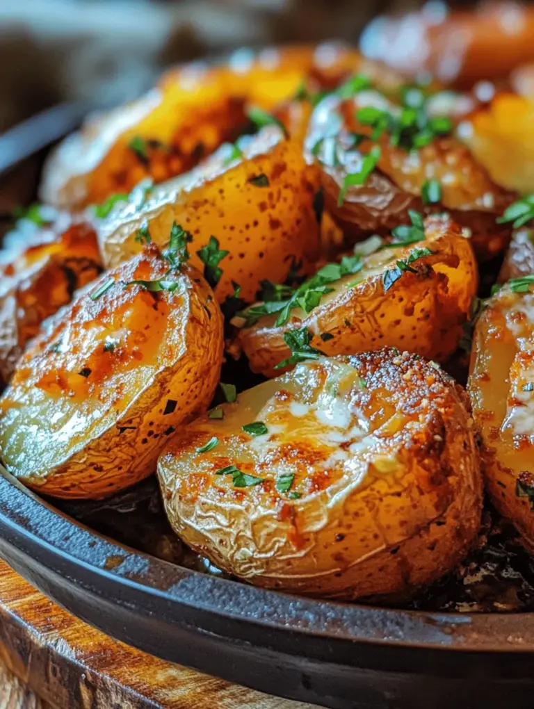 Baked garlic butter potatoes are the epitome of comfort food that perfectly complements a wide array of meals. Whether served alongside a hearty roast, grilled chicken, or a simple salad, these potatoes bring warmth and flavor to any dining table. Their appeal lies not only in their taste but also in their simplicity and versatility. This recipe is accessible to both novice and experienced home cooks, making it a go-to choice for anyone looking to elevate their meal without spending hours in the kitchen.