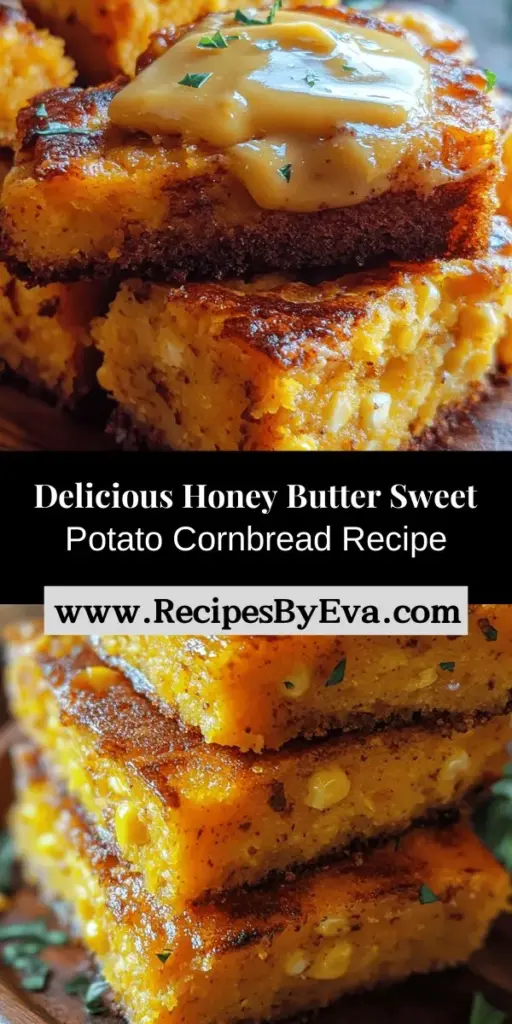 Discover the ultimate comfort food with this Honey Butter Sweet Potato Cornbread recipe! Combining the natural sweetness of sweet potatoes and honey, this cornbread is moist, fluffy, and bursting with flavor. Perfect for any occasion, from holiday feasts to cozy family dinners, it's a delicious twist on a Southern classic. Follow our step-by-step guide to create a delightful dish that's sure to impress everyone at your table. Enjoy the goodness in every bite!