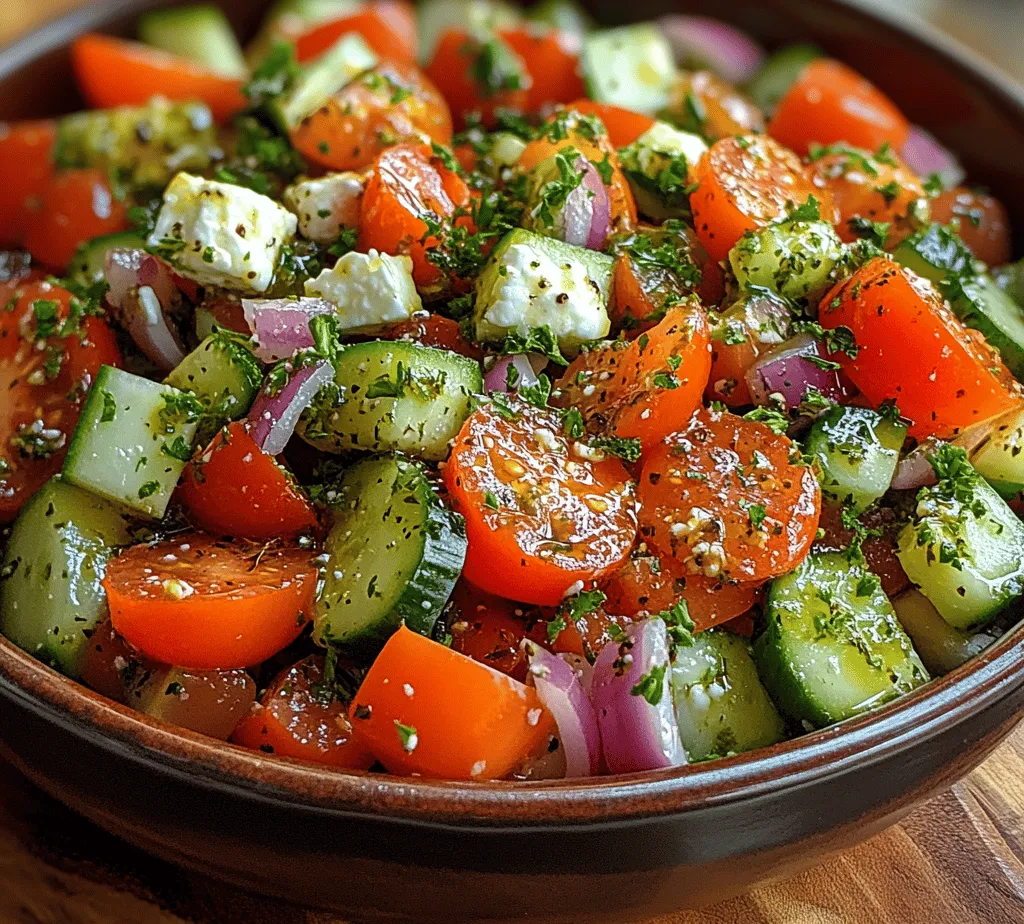 The origins of Greek salad can be traced back to rustic villages in Greece, where farmers would gather fresh produce from their gardens to create this nourishing dish. Traditionally, Greek salad is prepared with ingredients that reflect the local agricultural practices of the region, making it a true representation of the Mediterranean lifestyle. In fact, the simplicity of Greek salad is what makes it so special—it is a celebration of fresh, high-quality ingredients that speak for themselves.