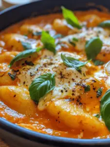 In today’s fast-paced world, finding a delicious yet quick meal can feel like a challenge. Enter the creamy tomato gnocchi with burrata—a dish that combines simplicity with rich flavor in just 30 minutes. This recipe is perfect for busy weeknights or when you want to impress guests without spending all day in the kitchen. The combination of soft, pillowy gnocchi, a luscious tomato cream sauce, and the indulgent creaminess of burrata creates a satisfying meal that’s sure to become a family favorite.