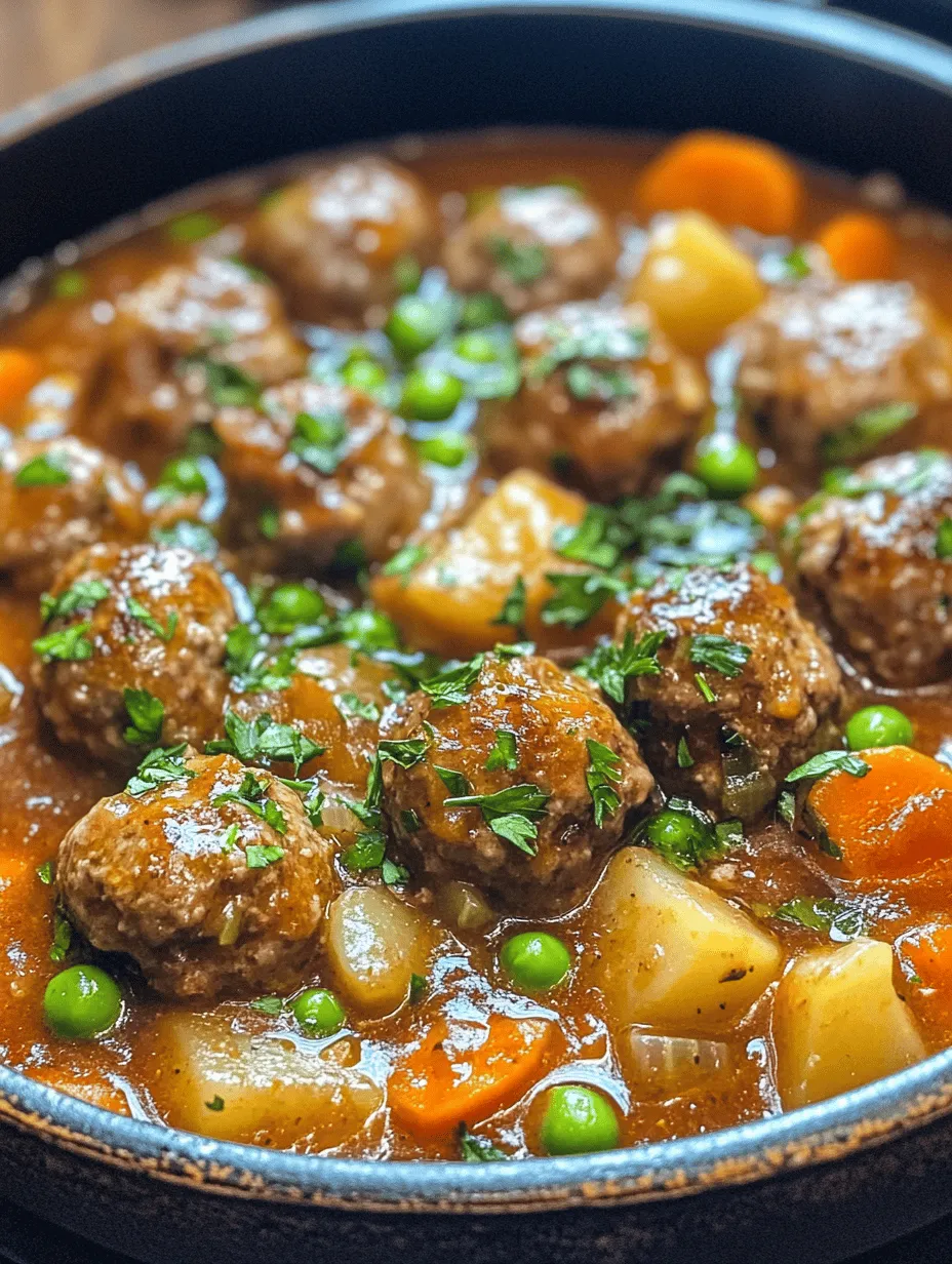 As the temperatures drop and the nights grow longer, there’s nothing quite like the warmth of a hearty meal to bring comfort and coziness to your home. One dish that perfectly encapsulates the essence of comfort food is the Hearty Meatball Stew. This delightful recipe not only provides a satisfying meal but also fosters a sense of togetherness, making it an ideal choice for family dinners or gatherings with friends on chilly evenings.