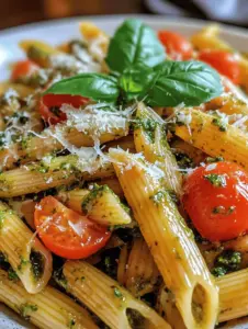In our fast-paced lives, quick and easy meals have become essential for both busy weeknights and impromptu gatherings. The demand for delicious, satisfying dishes that can be prepared in under half an hour has risen sharply, prompting home cooks to seek recipes that balance flavor, nutrition, and convenience. One such recipe that embodies these qualities is the Creamy Tomato Basil Pesto Pasta with Spinach and Shallots.