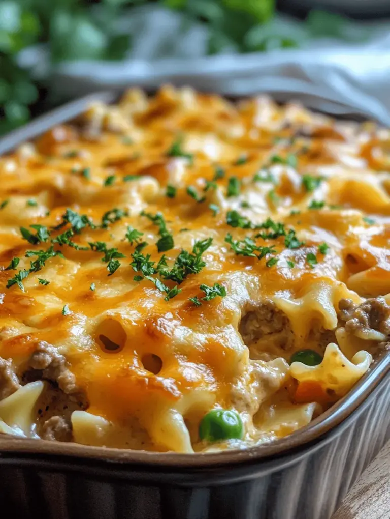 When it comes to comfort food, few dishes can rival the warmth and satisfaction of a creamy casserole. These hearty meals have a special place in many households, often evoking memories of family gatherings, cozy evenings, and the simple joy of sharing a meal together. Among the myriad of casserole recipes out there, the Quick and Easy Creamy Beef Noodle Casserole stands out for its simplicity and flavor, making it an ideal choice for busy weeknights or larger family gatherings.