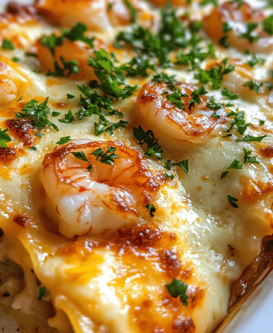 Imagine a dish that marries the comforting layers of classic Italian lasagna with the rich, savory notes of garlic butter shrimp scampi. Enter Garlic Butter Shrimp Scampi Lasagna—a culinary creation that elevates traditional lasagna into an extraordinary seafood delight. This unique recipe not only tantalizes your taste buds but also serves as a stunning centerpiece for special occasions or a satisfying meal for family dinners. The combination of tender lasagna noodles, succulent shrimp, and a luscious garlic butter sauce creates a harmonious blend of flavors that is sure to impress both guests and loved ones alike.