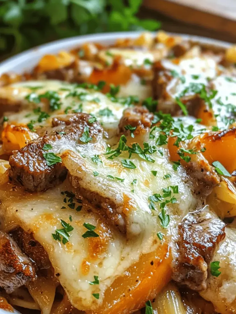 If you're on the hunt for a delicious and hearty meal that captures the essence of a classic sandwich but in a more convenient form, look no further than the Philly Cheese Steak Casserole. This dish offers all the mouthwatering flavors of the beloved Philadelphia cheese steak, layered into an easy-to-make casserole that is perfect for family dinners, potlucks, or casual gatherings. Its comforting taste and satisfying texture have made it a favorite among home cooks and food enthusiasts alike.