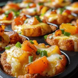 Mini Breakfast Omelets with Tater Tot Crust: A Fun and Flavorful Start to Your Day