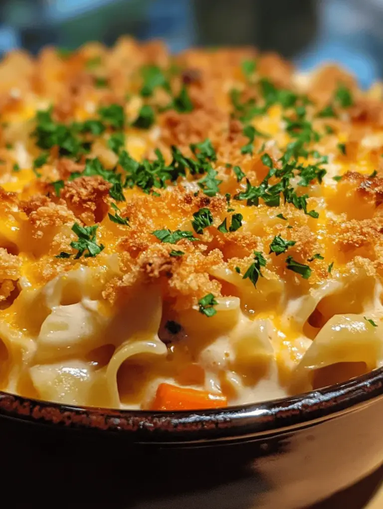 When it comes to comfort food, few dishes can rival the warm embrace of a baked casserole. These hearty meals, often bubbling with flavor and topped with a golden crust, have long held a special place in family kitchens across the globe. One such recipe that embodies the essence of comfort is the Baked Chicken Noodle Casserole. This dish not only delivers a satisfying mix of flavors and textures but also creates a sense of nostalgia, bringing families together around the dinner table.