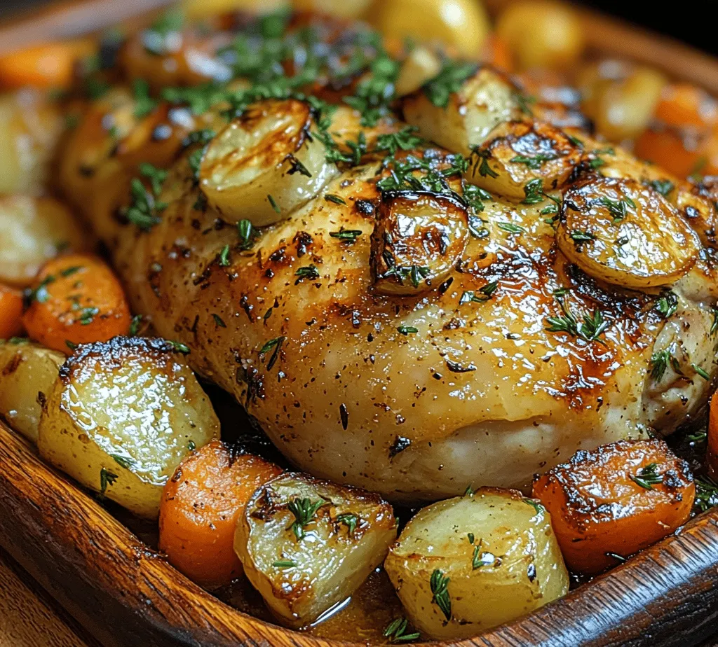 The art of roasting a chicken is a cherished culinary tradition that has been passed down through generations, bringing warmth and joy to dining tables around the world. There’s something undeniably comforting about a perfectly roasted chicken, its aroma filling the kitchen and inviting family and friends to gather around. This Savory Herb Butter Roasted Chicken recipe takes the classic dish to new heights, infusing the meat with a rich blend of herbs and spices that ensure a succulent and flavorful meal. With a crispy, golden-brown skin and tender, juicy meat, this dish is not just for special occasions; it makes for an ideal comforting weeknight dinner as well.