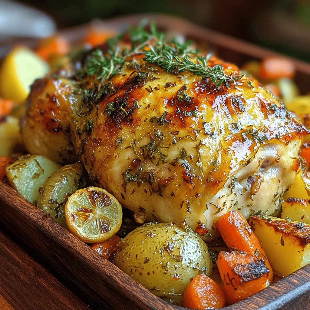 The art of roasting a chicken is a cherished culinary tradition that has been passed down through generations, bringing warmth and joy to dining tables around the world. There’s something undeniably comforting about a perfectly roasted chicken, its aroma filling the kitchen and inviting family and friends to gather around. This Savory Herb Butter Roasted Chicken recipe takes the classic dish to new heights, infusing the meat with a rich blend of herbs and spices that ensure a succulent and flavorful meal. With a crispy, golden-brown skin and tender, juicy meat, this dish is not just for special occasions; it makes for an ideal comforting weeknight dinner as well.