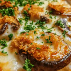 Baked cheesy mushroom casserole is the ultimate comfort food, combining earthy flavors with creamy textures that make it an irresistible dish for any occasion. This hearty casserole brings together a medley of fresh mushrooms, aromatic herbs, and rich dairy components, creating a warm and satisfying meal that appeals to both mushroom lovers and the uninitiated alike. As a versatile dish, it fits seamlessly into various dietary preferences, whether you’re accommodating vegetarians, looking for gluten-free options, or simply searching for a delicious side to accompany your main course.