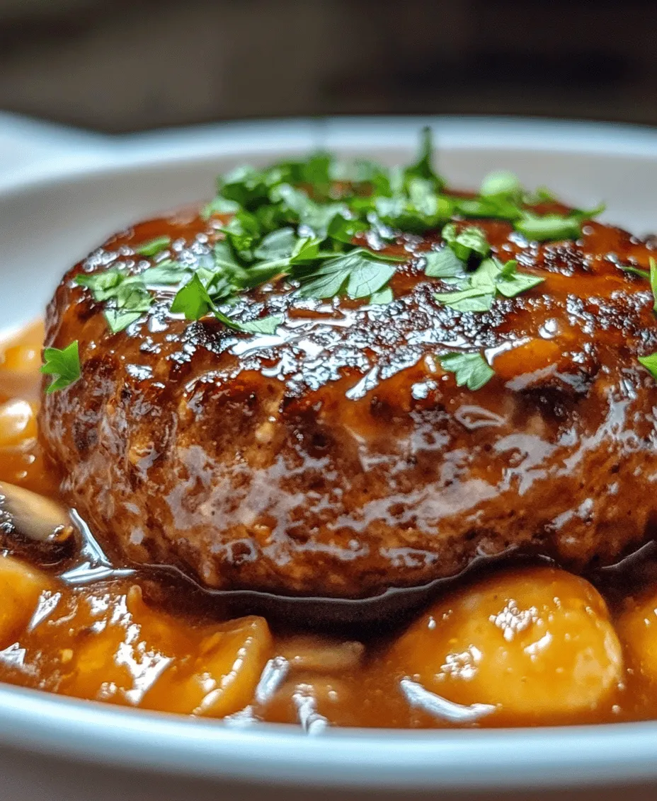 Salisbury steak is a beloved classic that has graced dinner tables for generations, bringing comfort and nostalgia with each bite. This dish, a hearty blend of seasoned ground beef shaped into patties, is often smothered in a savory gravy, making it a quintessential comfort food that warms the heart and satisfies the appetite. The beauty of Salisbury steak lies not only in its rich flavors but also in its ability to evoke memories of home-cooked meals shared with family.