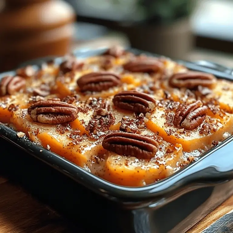 Sweet potato casserole is a cherished dish that holds a special place in the hearts and homes of many families. Often associated with the warmth of holiday gatherings, this comforting casserole brings a delightful fusion of flavors that appeals to both the young and old. The rich creaminess of the sweet potato base combined with the crunchy, nutty pecan topping creates a culinary experience that is as pleasing to the palate as it is to the eye.