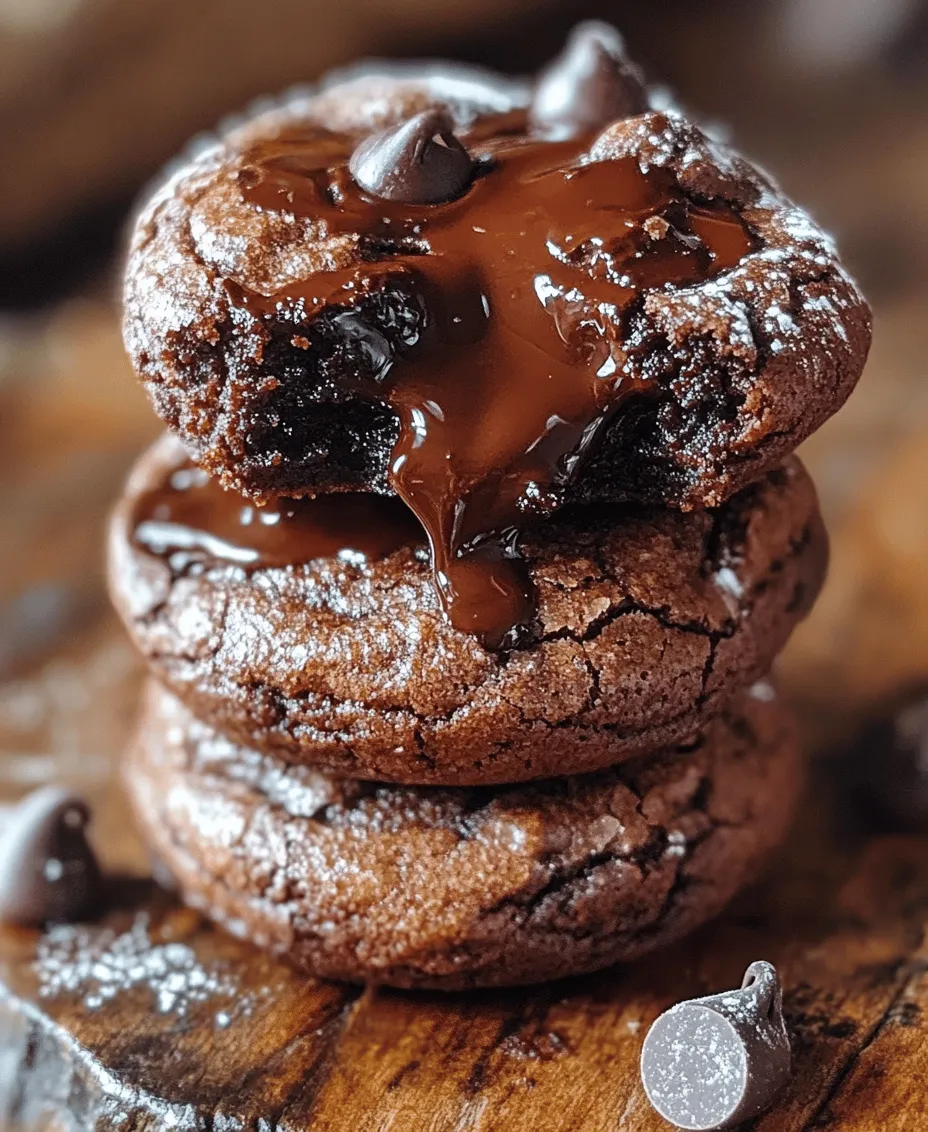 Delve into the world of indulgent desserts with our Decadent Chocolate Lava Brownie Cookies recipe. This delightful treat combines the rich, fudgy goodness of brownies with the soft, chewy texture of cookies, all while hiding a molten chocolate center that oozes with each bite. Perfect for chocolate lovers, these cookies are not only easy to make but also a guaranteed crowd-pleaser. The allure of these cookies lies not only in their taste but also in their presentation—a warm, gooey center that tantalizes the taste buds and sparks joy with every bite.