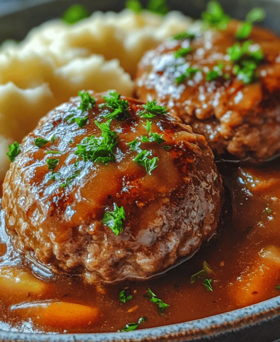 In the realm of culinary traditions, comfort food holds a special place in our hearts and kitchens. These are the dishes that evoke nostalgia, warmth, and a sense of belonging, often reminding us of cherished family gatherings and homestyle meals. Among the many comforting options available, Salisbury steak stands out as a hearty meal that marries simplicity with rich, savory flavors. This dish, often associated with classic American cuisine, is not only easy to prepare but also delivers a satisfying experience that can please the entire family.