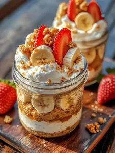 In the warm embrace of summer, desserts should be refreshing, easy to prepare, and, above all, delicious. Enter the world of no-bake desserts, where the need for an oven is replaced with a simple mix, chill, and serve approach. Among the myriad of no-bake options, the No-Bake Mini Strawberry Banana Pudding Crunch Cheesecakes stand out as the perfect summer indulgence. This dessert harmoniously combines the natural sweetness of fresh strawberries and bananas with a velvety cheesecake filling, making it a delightful treat for any gathering, picnic, or just a sweet craving at home.