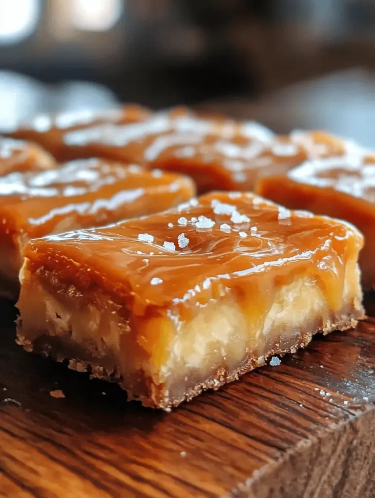 Imagine sinking your teeth into a gooey, buttery bar that perfectly balances the rich sweetness of caramel with a delightful hint of sea salt. Salted caramel butter bars are the epitome of dessert indulgence, offering a harmonious blend of flavors that caters to both sweet and salty cravings. This decadent treat has taken the dessert world by storm, becoming a staple at family gatherings, potlucks, and cozy nights at home. Whether served warm with a scoop of vanilla ice cream or enjoyed cold with a cup of coffee, these bars are sure to please every palate.