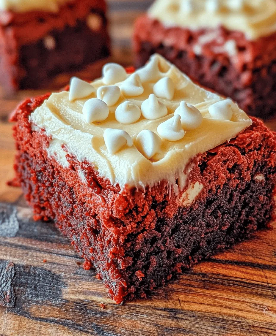 Red velvet desserts have a magical allure that captivates dessert lovers everywhere. With their striking crimson color and rich flavor, these treats often steal the show at any gathering. Among the various red velvet creations, decadent red velvet brownies stand out as a luscious alternative to the classic cake. This recipe combines the rich essence of cocoa with the unique tanginess of cream cheese, resulting in a dessert that is both indulgent and unforgettable.