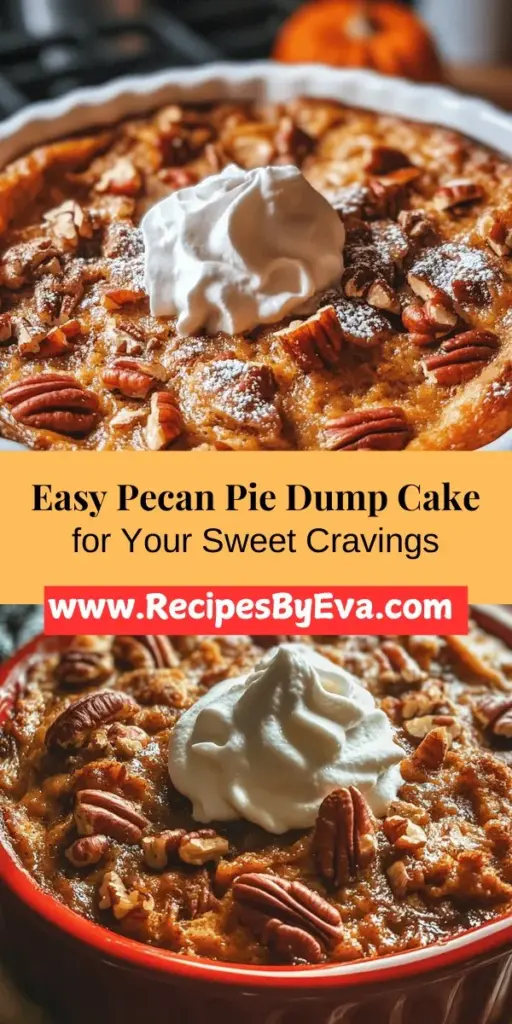 Discover the delightful simplicity of Pecan Pie Dump Cake Delight, a luscious dessert that merges the nostalgic flavors of pecan pie with the effortless charm of a dump cake. With minimal prep, this rich treat features chopped pecans, creamy pumpkin, and warm spices, all layered under a buttery cake topping. Perfect for gatherings or cozy nights in, this cake is a showstopper that will impress your guests and satisfy your sweet cravings. Join the fun of easy baking today!