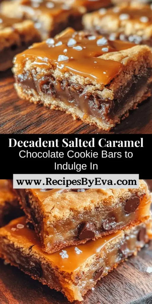 Treat yourself to luxury with this salted caramel chocolate sugar cookie bars recipe! These delicious bars combine the classic softness of sugar cookies with the rich flavors of gooey salted caramel and chocolate. Perfect for any occasion, they feature a melt-in-your-mouth texture and a sprinkle of flaky sea salt for that gourmet touch. With easy-to-follow steps and tips, even beginner bakers can whip up this irresistible dessert. Get ready to impress your friends and family!