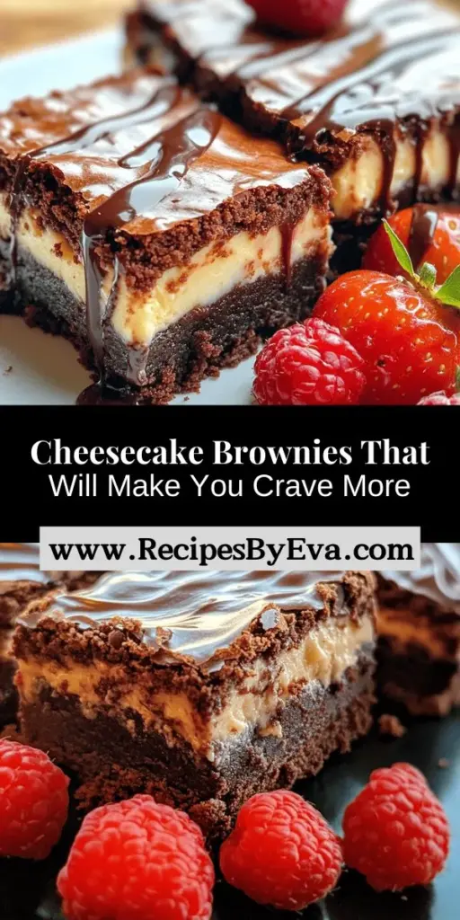 Discover the ultimate dessert fusion with this cheesecake brownies recipe that combines rich chocolatey goodness with creamy cheesecake indulgence. Perfect for any occasion, these delightful treats are easy to make from scratch and are sure to impress your guests. Learn about the key ingredients, step-by-step preparation, and tips for achieving the perfect texture and presentation. Get ready to elevate your dessert game and create a mouthwatering masterpiece!