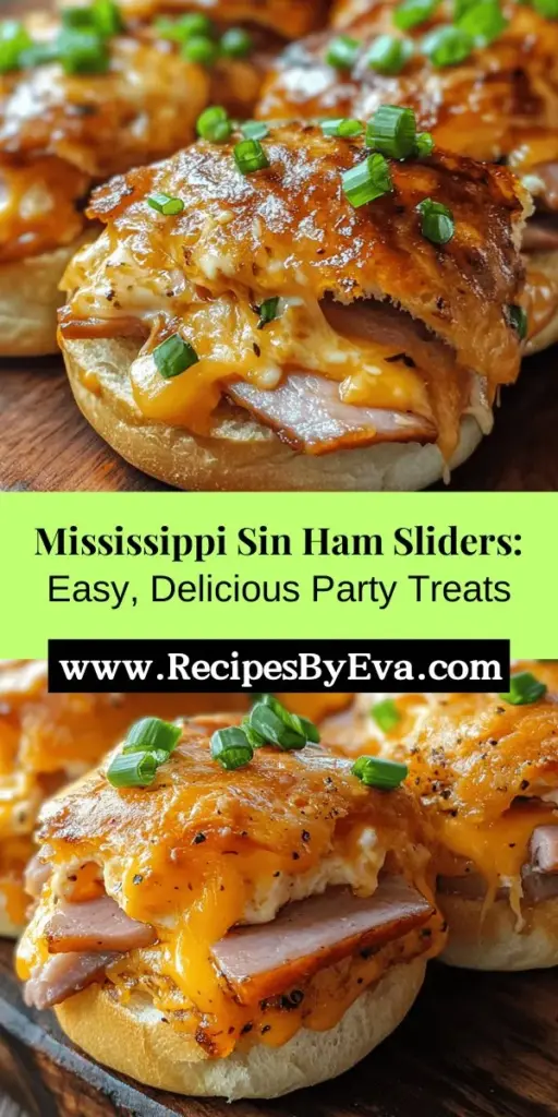 Discover the party-perfect Mississippi Sin Ham Sliders that are sure to be a hit at your next gathering! These delightful sliders blend savory ham with creamy cheeses, zesty condiments, and just the right amount of spice for an unforgettable flavor experience. Easy to prepare, they can be made in advance, allowing you to enjoy time with your guests. With a crispy edge and a creamy filling, these sliders promise to keep everyone coming back for more. Perfect for game days, family get-togethers, or casual celebrations!