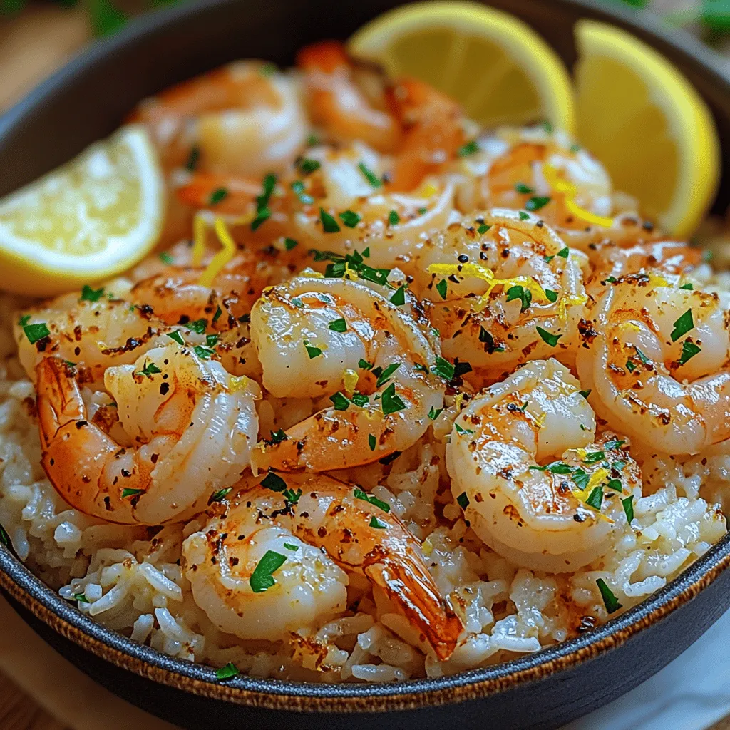 If you’re looking for a dish that marries simplicity with flavor, look no further than One-Pan Lemon Garlic Shrimp & Rice. This delightful meal brings together juicy shrimp, fluffy rice, and aromatic ingredients, all cooked harmoniously in a single pan. The magic of this recipe lies in the ease of preparation and the minimal cleanup required, making it an ideal choice for busy weeknights or when you're entertaining guests.