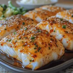 When it comes to quick, delicious meals that can impress guests or satisfy a busy weeknight craving, Sweet Chili Baked Cod with a Zesty Twist stands out as a versatile option. This dish combines the delicate flavors of cod with a vibrant marinade that brings together sweet, savory, and zesty elements. The sweet chili sauce provides a beautiful balance of sweetness and heat, while the addition of lime juice and ginger adds a refreshing kick that elevates the entire dish.