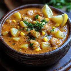 Imagine a bowl of warm, creamy chowder, brimming with the ocean's freshest shrimp, colorful vegetables, and a medley of aromatic herbs and spices. This is the essence of Shrimp Delight Chowder—a dish that seamlessly blends comfort with gourmet appeal. Whether you're seeking a cozy dinner on a chilly evening or a show-stopping dish for a special occasion, this chowder brings a delightful richness that satisfies the soul and tantalizes the taste buds.