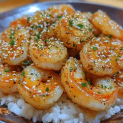 If you're searching for a dish that marries sweet and savory flavors while being quick and easy to prepare, look no further than Honey Garlic Bliss Shrimp. This enticing recipe features succulent shrimp coated in a luscious honey-garlic sauce that is sure to please any palate. It’s a dish that embodies the heart of Asian cuisine, where the balance of flavors is celebrated, making it an ideal choice for weeknight dinners or an elegant dinner party.