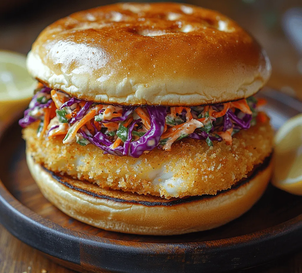 Fish sandwiches hold a special place in culinary culture, celebrated for their versatility and satisfying flavors. From bustling beach shacks to upscale restaurants, the combination of flaky fish and a variety of toppings has made these sandwiches a staple across various cuisines. Among the many iterations, the crispy fish sandwich with spicy slaw stands out as a delightful meal that perfectly balances texture and taste. This sandwich is not just a feast for the eyes but also a harmonious blend of crispy, tender fish and a zesty, crunchy slaw that elevates the dining experience to new heights.